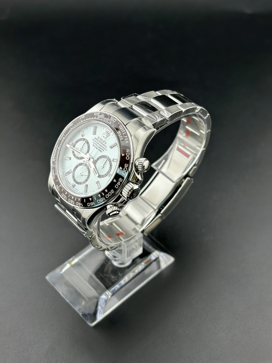 CLEANクリーン工場ROLEXロレックス デイトナ 126506プラチナ アイスブルーダイヤモンド入り文 字盤 cal.4131ムーブメントスケルトン1:1精度