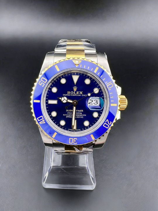 CLEANクリーン工場 ROLEXロレックスサブマリ ーナデイト40mm 116613LB コンビゴールド 読ブル ー文字盤 1:1級
