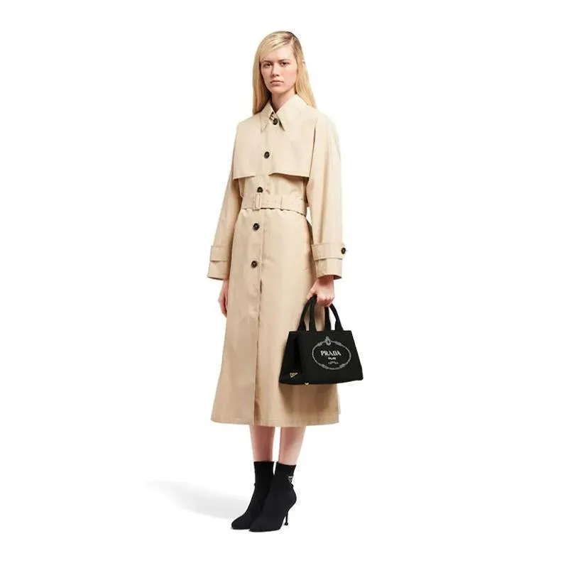 PRADA(プラダ) カナパ ファブリック ハンドバッグ ブラック