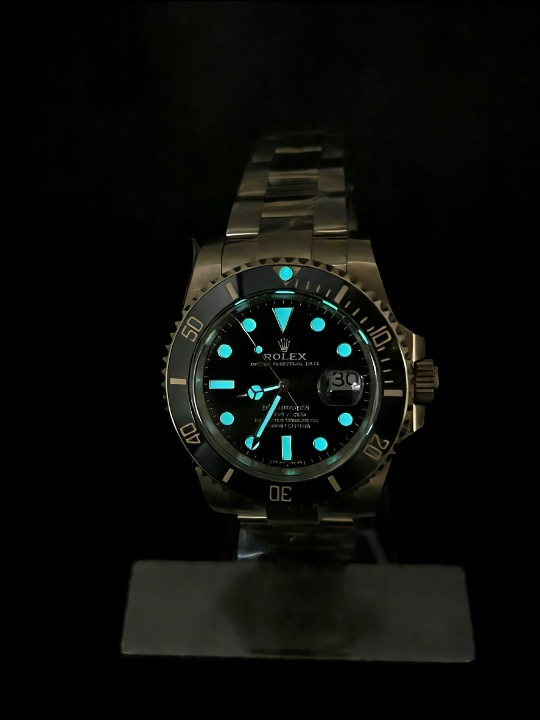 CLEANクリーン工場 ROLEXロレックスサブマリ ーナデイト40mm 116618LN ゴールド ブラック文 字盤 1:1級