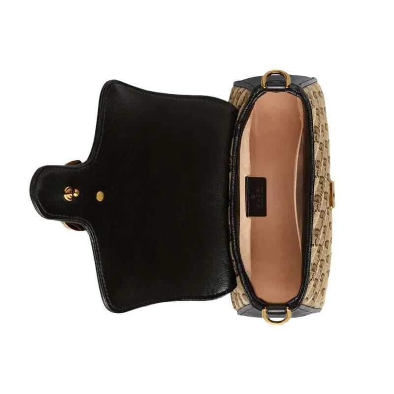 GUCCI(グッチ)〔GGマーモント〕ミニ トップハンドルバッグ