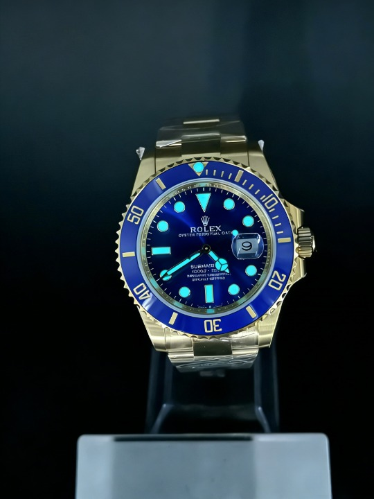 CLEANクリーン工場 ROLEXロレックスサブマリ ーナデイト41mm 126618LB 全ゴールド ブルー文 字盤 1:1級