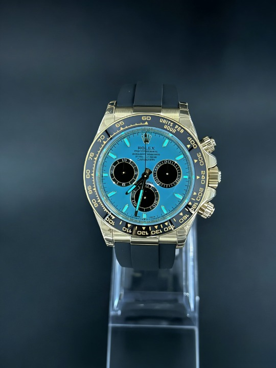 CLEANクリーン工場ROLEXロレックスデイトナ 1126518LN イエローゴールド ターコイズブルー文字 cal.4131 1:1精度