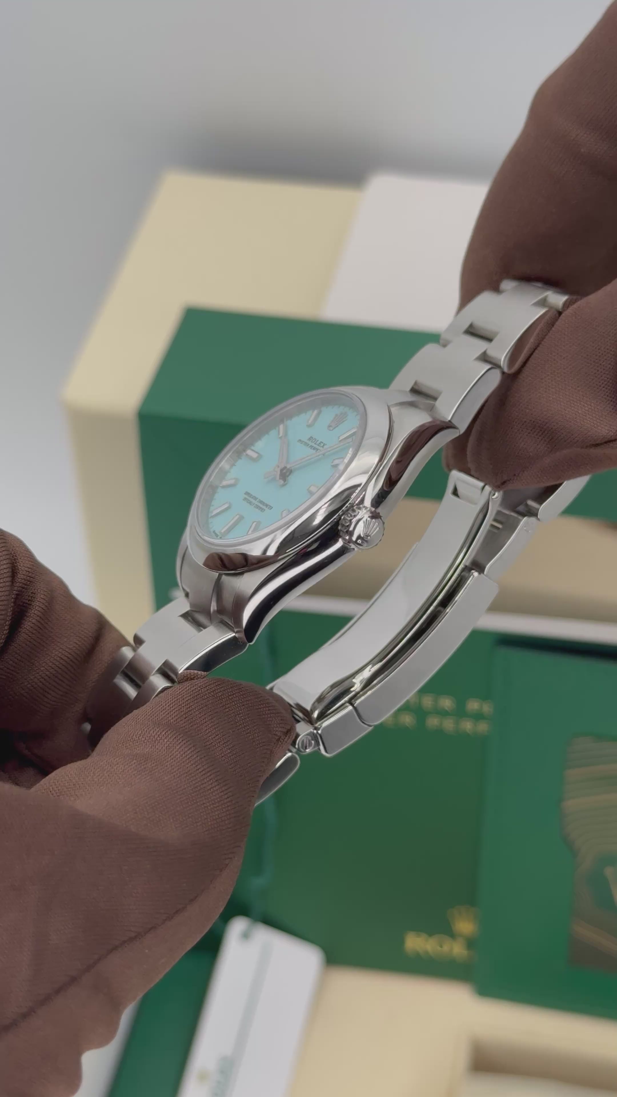 2021 ロレックス オイスターパーペチュアル 31mm 277200 ターコイズ ティファニーブルー文字盤