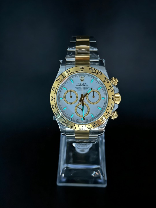 CLEANクリーン工場ROLEXロレックスデイトナ 126503 コンビイエローゴールド ホワイト文字盤 cal.4131 1:1精度