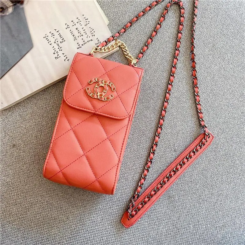 CHANEL(シャネル) クラシック チェーン ダイヤモンドテクスチャーユニバーサル バッグ 4色