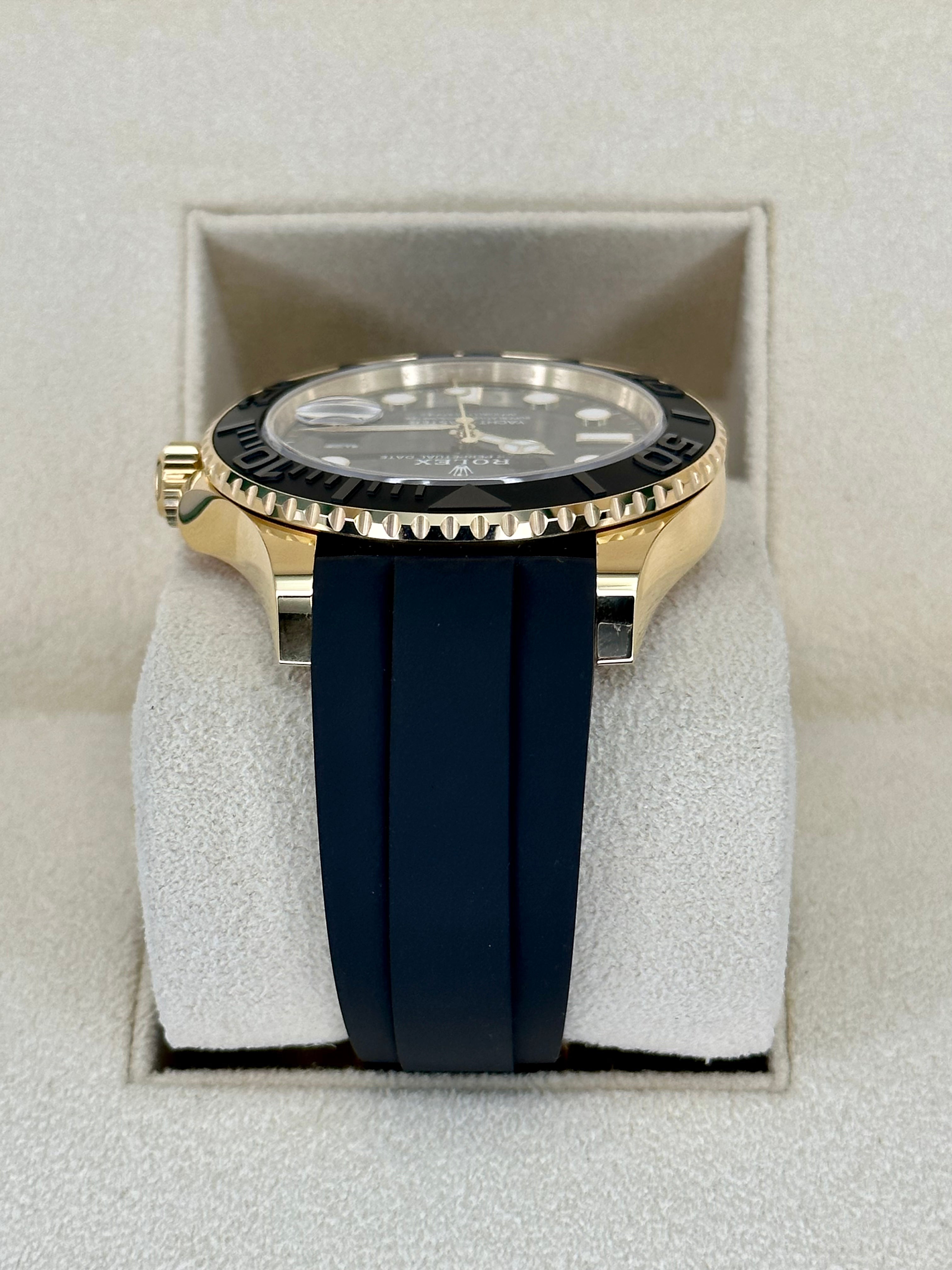 NEW 2024 ロレックス ヨットマスター 42mm 226658 ゴールド オイスターフレックス ブラックダイヤル