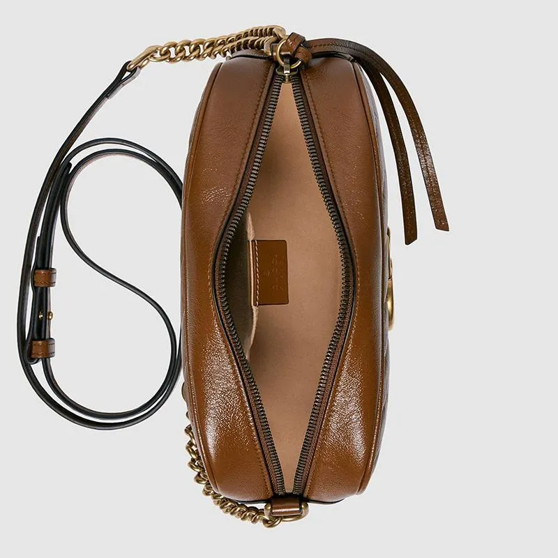 GUCCI(グッチ) 〔GGマーモント〕キルティング スモール ショルダーバッグ