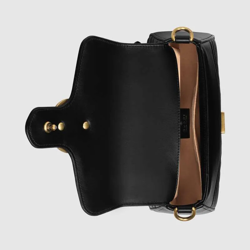 GUCCI(グッチ) 〔GGマーモント〕ミニ トップハンドルバッグ