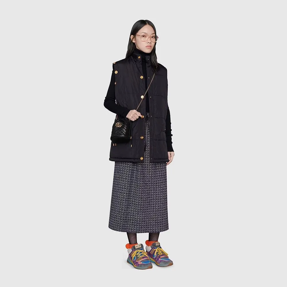 GUCCI(グッチ)〔GGマーモント〕ミニ バケットバッグ