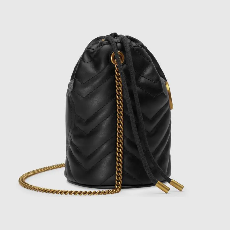GUCCI(グッチ)〔GGマーモント〕ミニ バケットバッグ