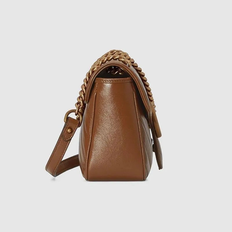 GUCCI(グッチ) 〔GGマーモント〕キルティング スモール ショルダーバッグ