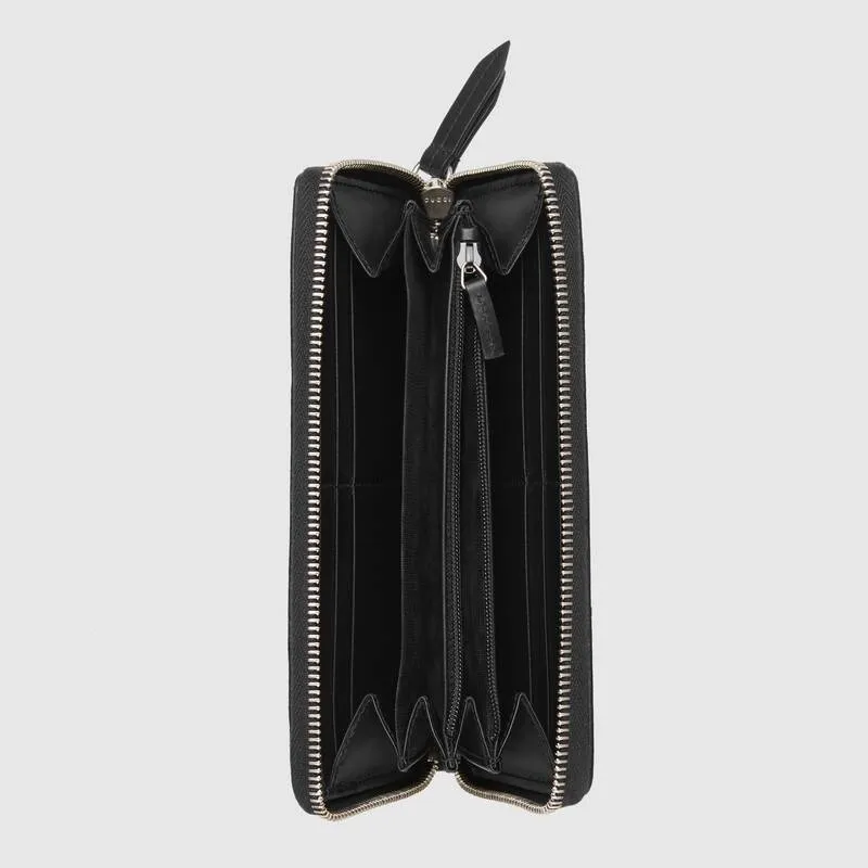 GUCCI(グッチ) キングスネーク プリント GGスプリーム ジップアラウンドウォレット
