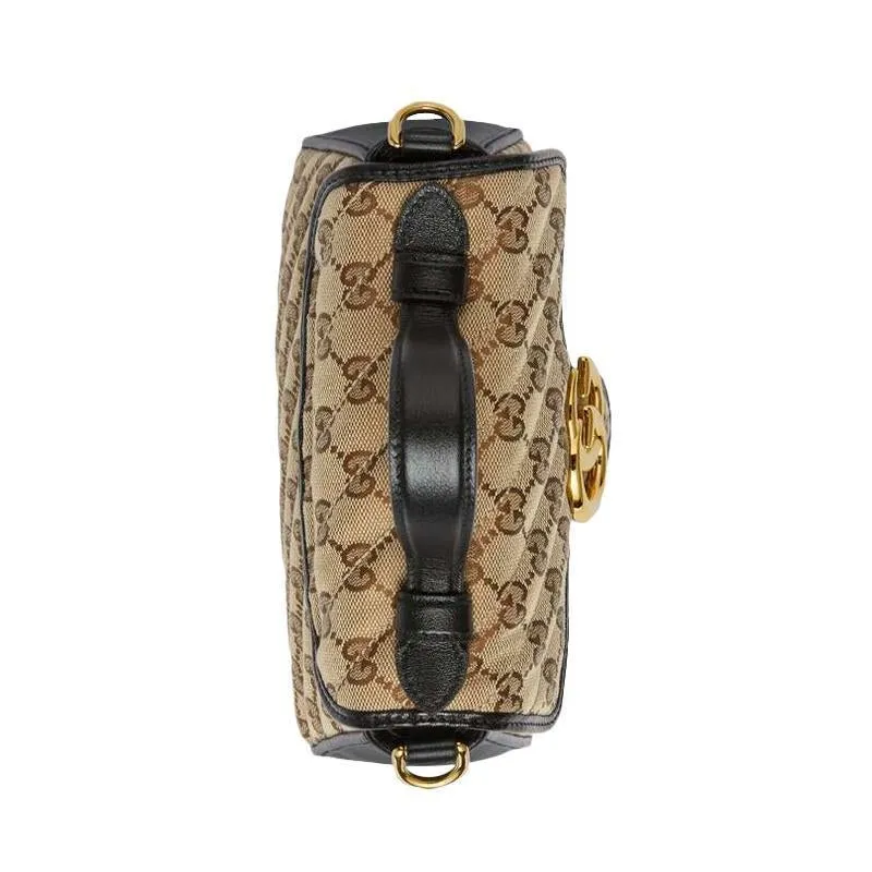 GUCCI(グッチ)〔GGマーモント〕ミニ トップハンドルバッグ