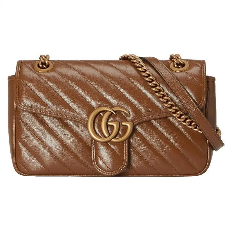 GUCCI(グッチ) 〔GGマーモント〕キルティング スモール ショルダーバッグ