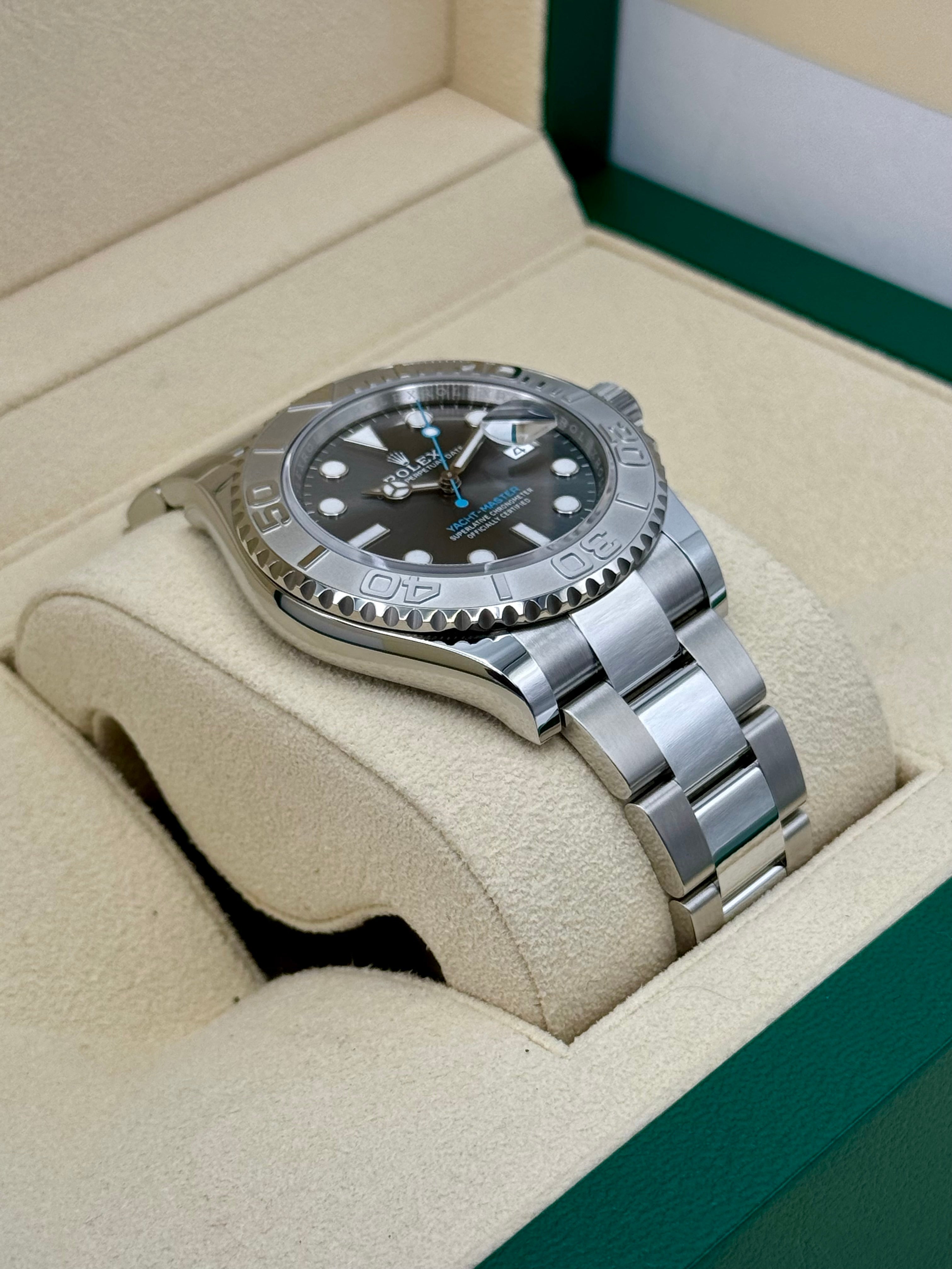 NEW 2024 ロレックス ヨットマスター 40mm 126622 ステンレススティール ロジウム文字盤