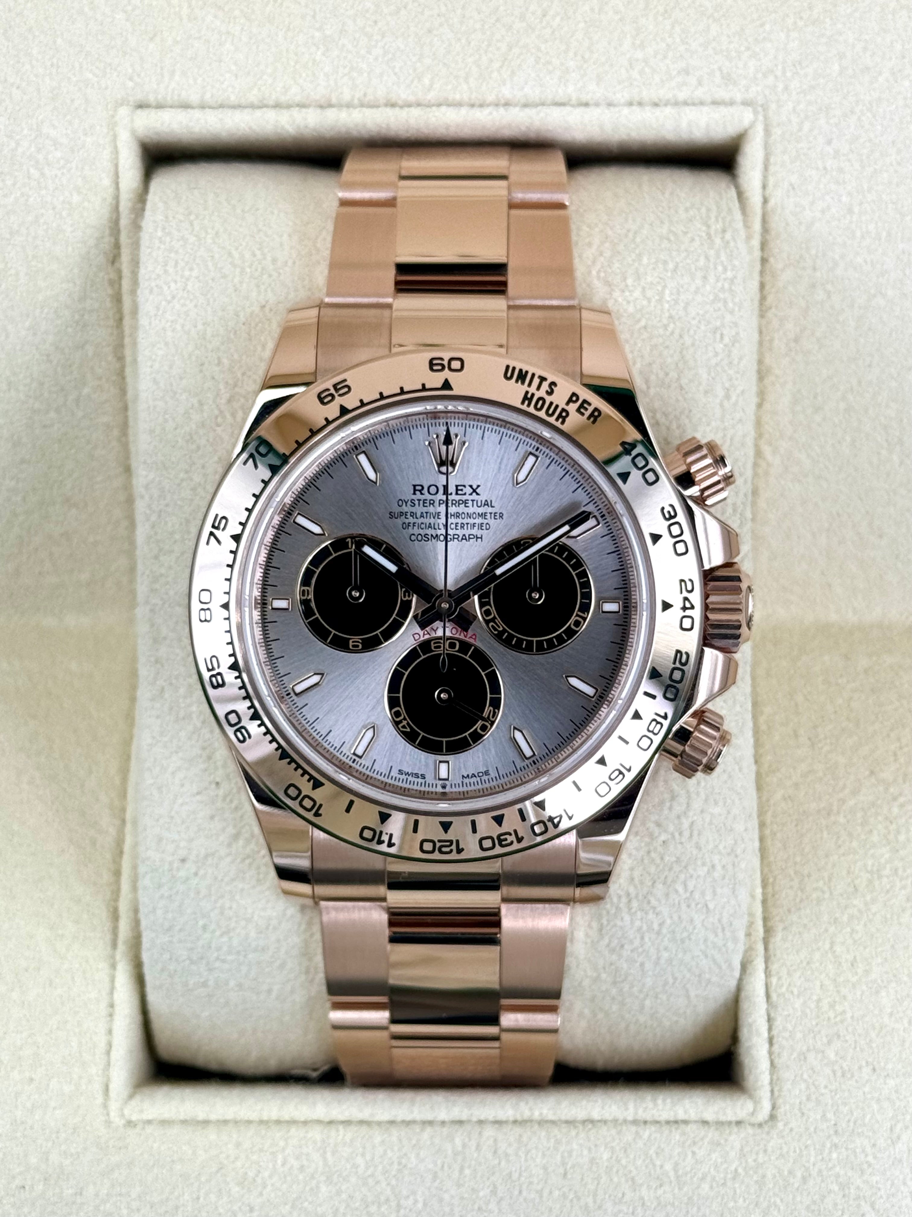 NEW 2024 ロレックス デイトナ 40mm 126505 ローズゴールドサンダストダイヤル