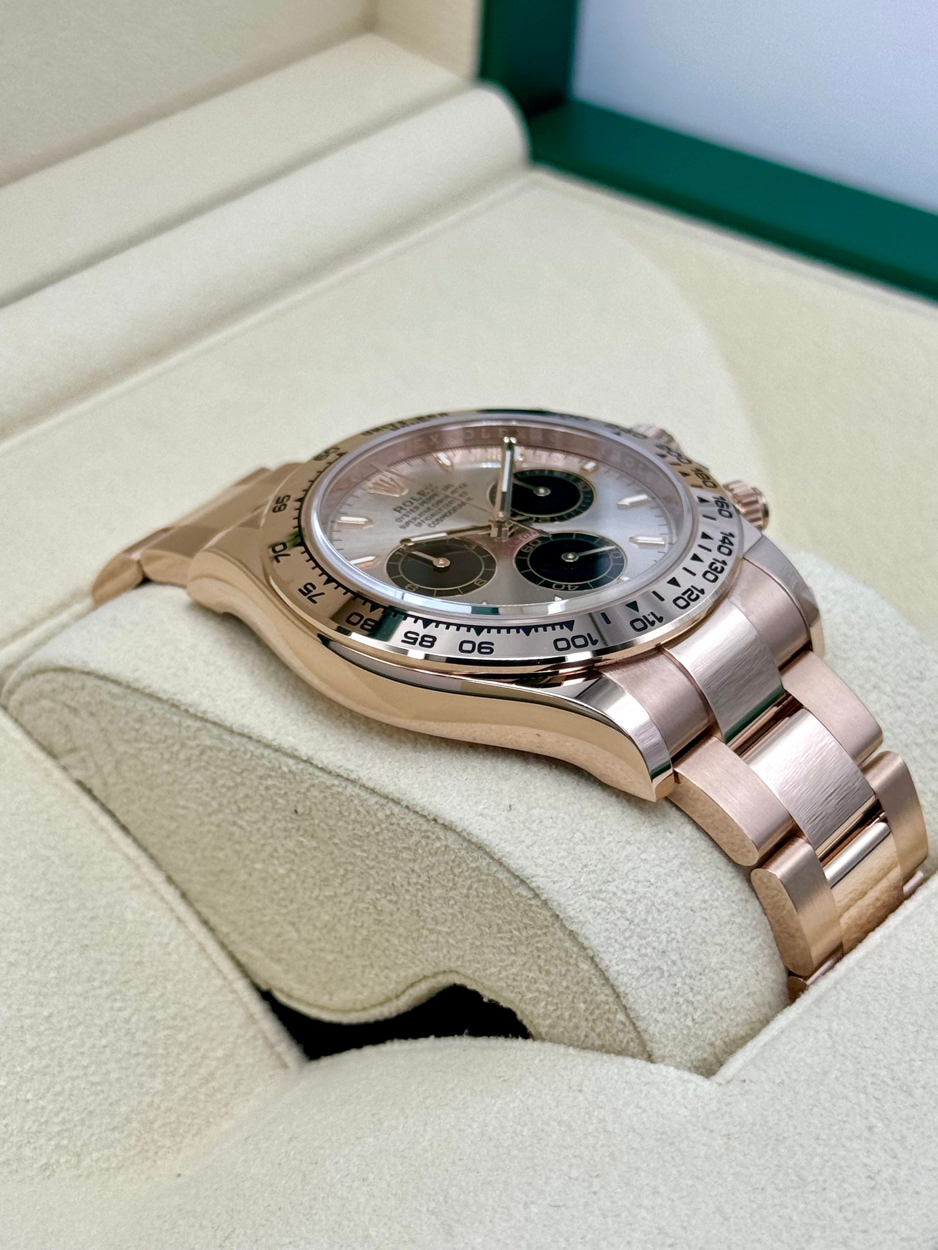 NEW 2024 ロレックス デイトナ 40mm 126505 ローズゴールドサンダストダイヤル