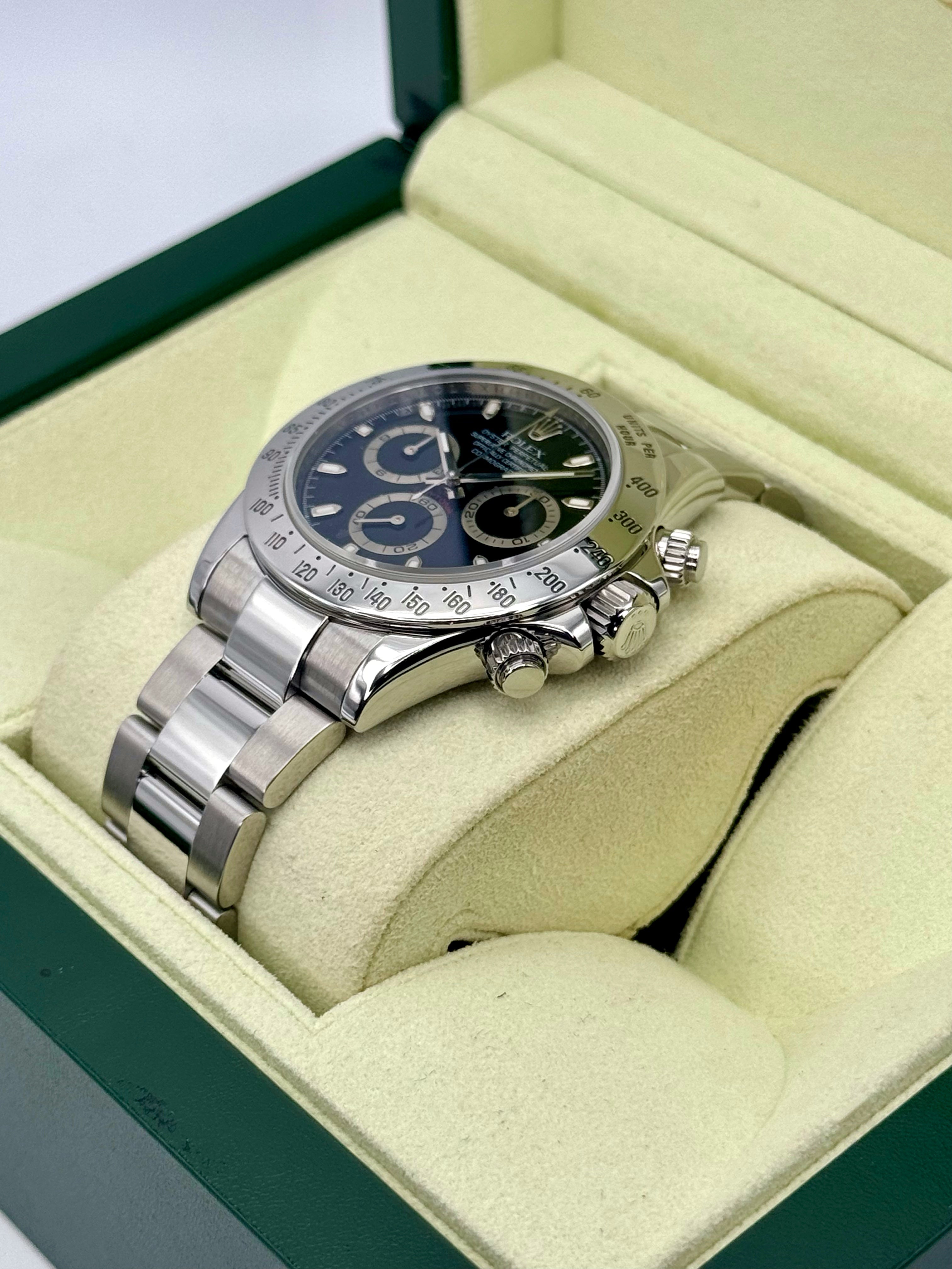 2009 ロレックスデイトナ40mm 116520 ステンレススチール ブラックダイヤル