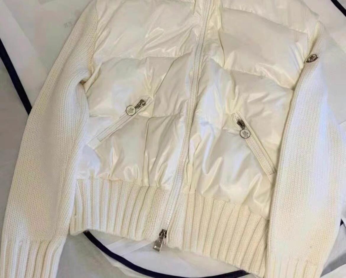 【人気商品】MONCLERレディース ウールハイネックショート丈ダウンジャケット 無地