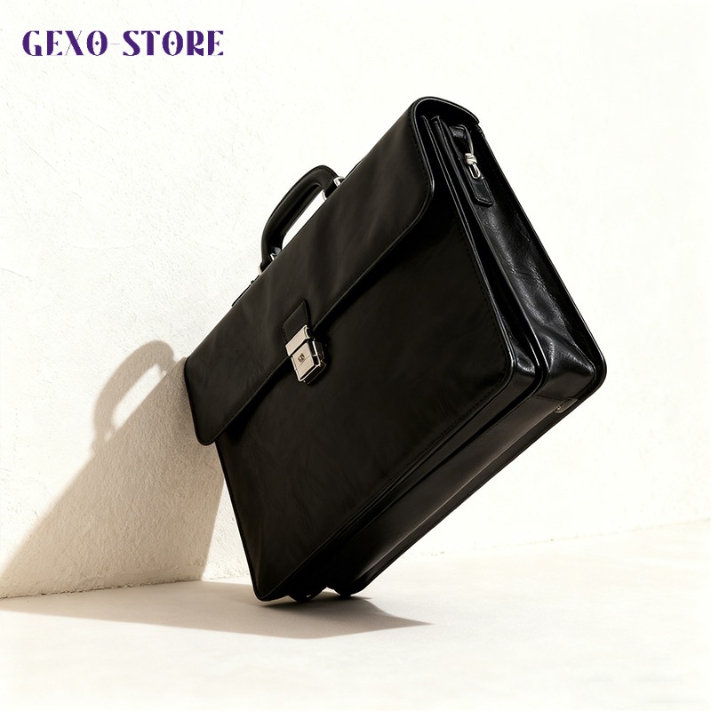 時尚皮革公事包