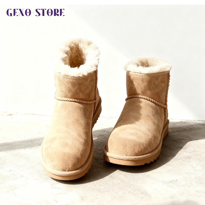 保暖毛絨短靴