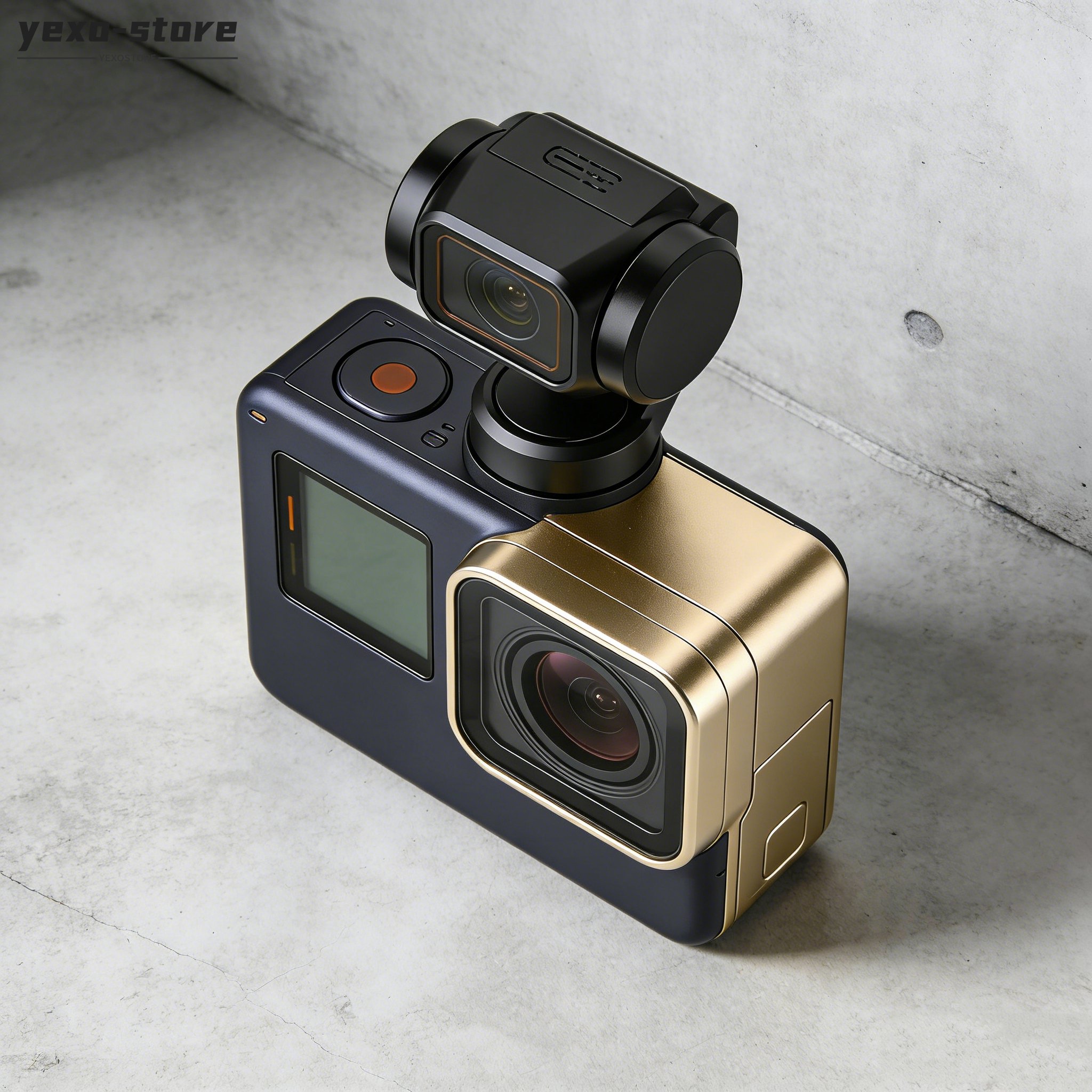 戶外運動專業行動相機高清攝錄展示