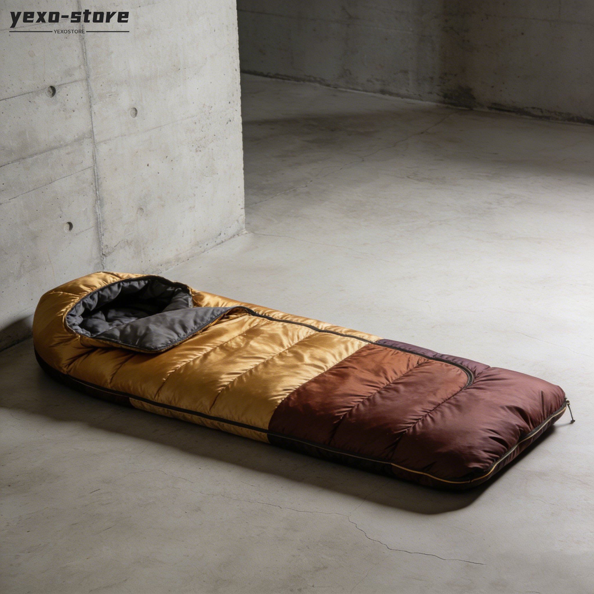 便攜式保暖睡袋外觀展示