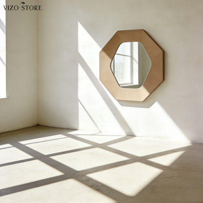 北歐風八邊形壁鏡