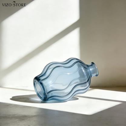 波浪造型藝術花瓶