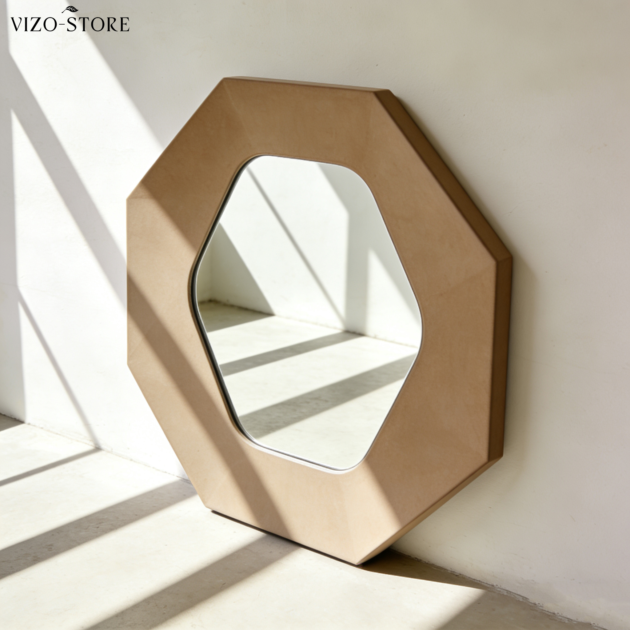 北歐風八邊形壁鏡