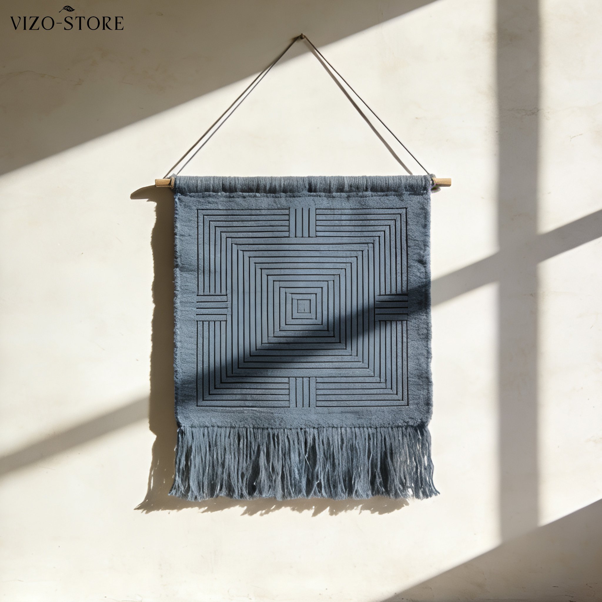 簡約風格布藝壁掛裝飾展示效果