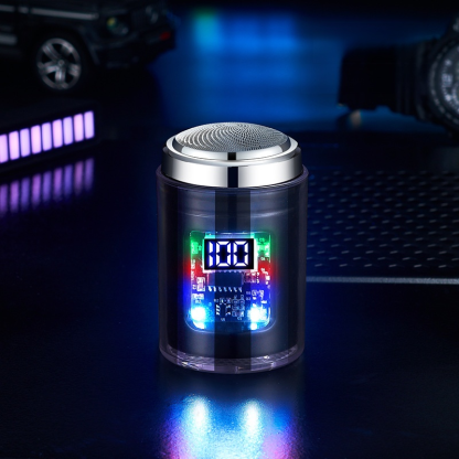 【酷炫彩燈】電動剃鬚小鋼炮