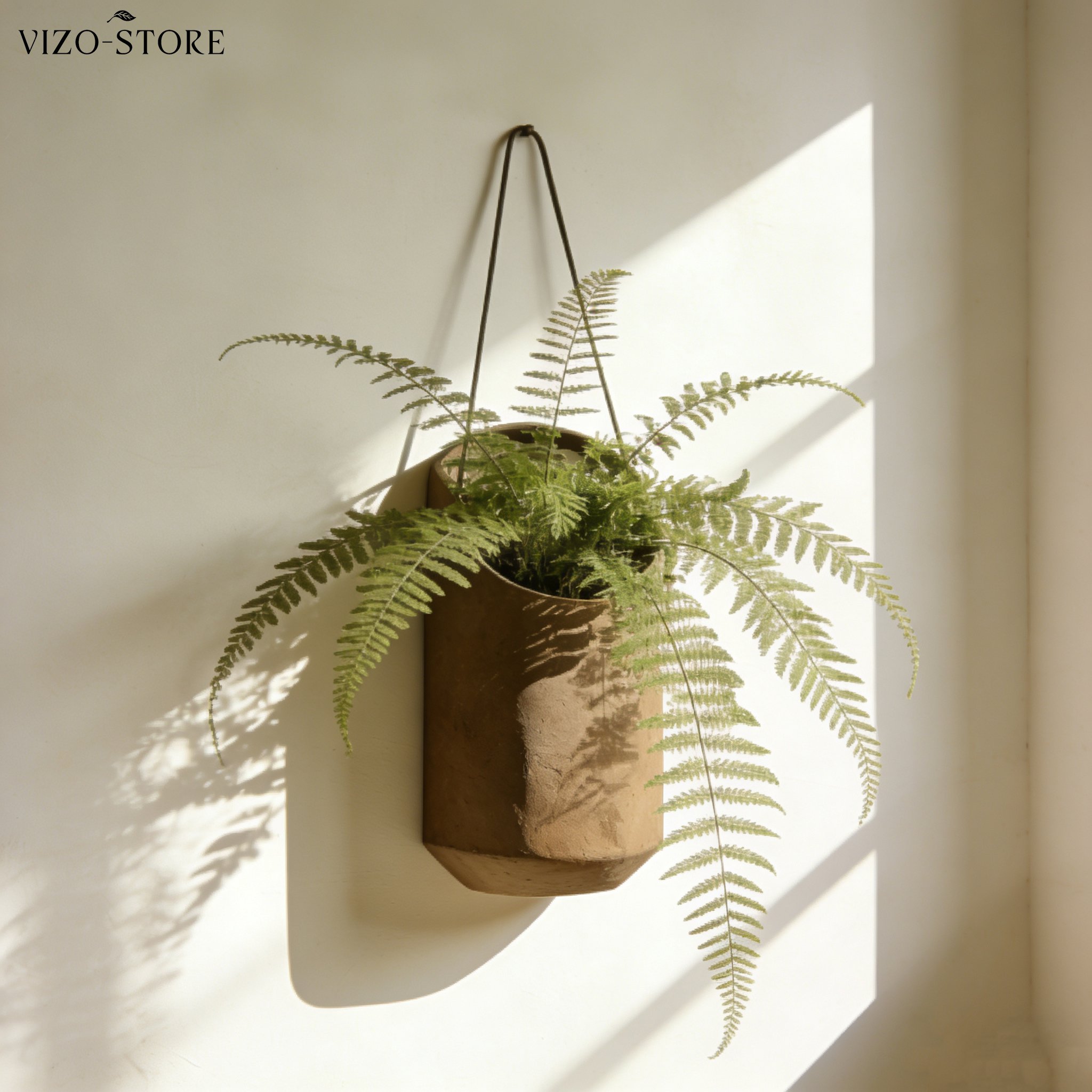 牆上吊籃裝飾掛於客廳牆面