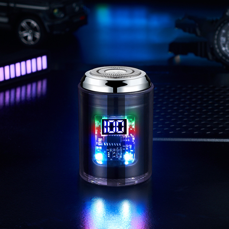 【酷炫彩燈】電動剃鬚小鋼炮