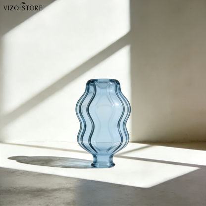 波浪造型藝術花瓶