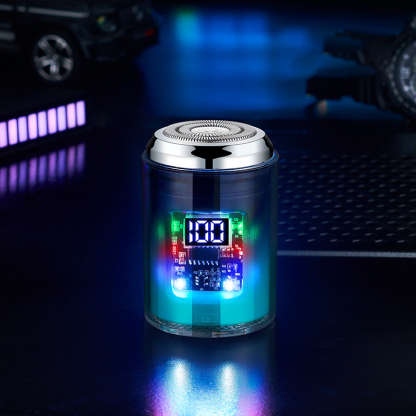 【酷炫彩燈】電動剃鬚小鋼炮