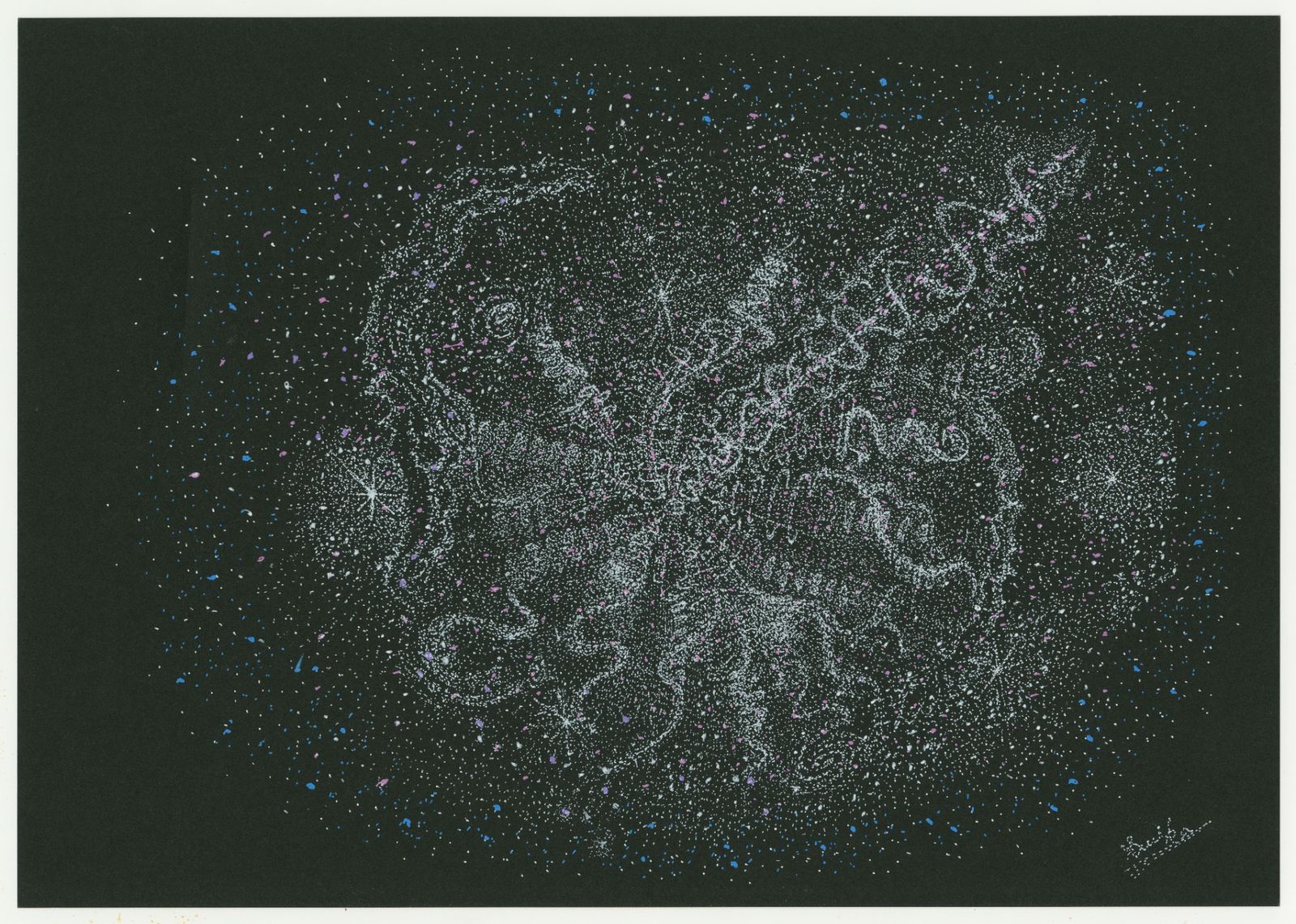 『星々の記憶が静かに重なり合うコズミック・ブループリント』 / cosmic 020