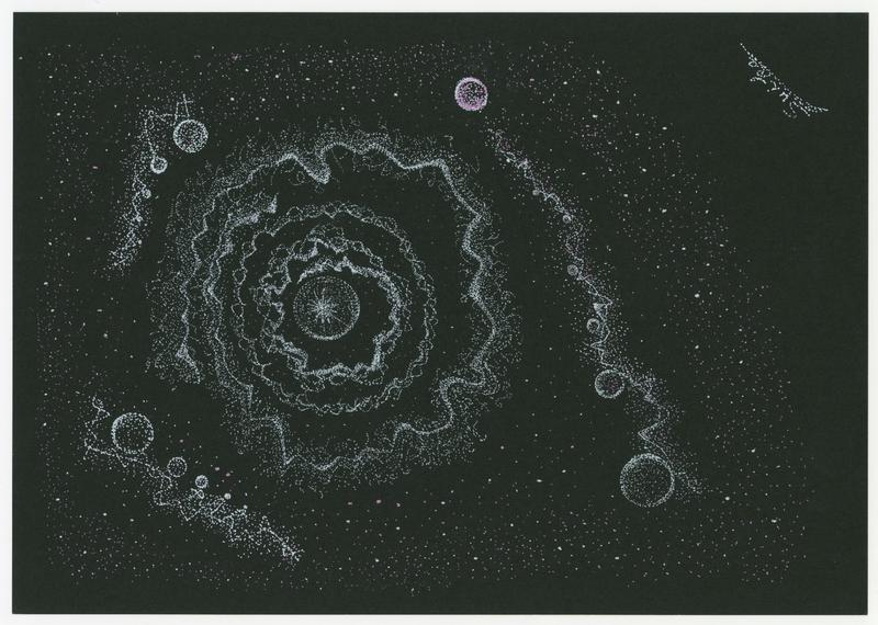 『中心から波紋が広がる宇宙循環のコズミック・ブループリント』 / cosmic 024