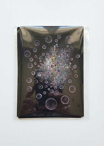 ポストカード『宇宙創造の光胞が花開くマルチバース・コード』 / cosmic 002