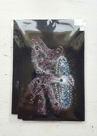 ポストカード『中心に降り注ぎ、天と地をつなぐ生成の循環』 / cosmic 015