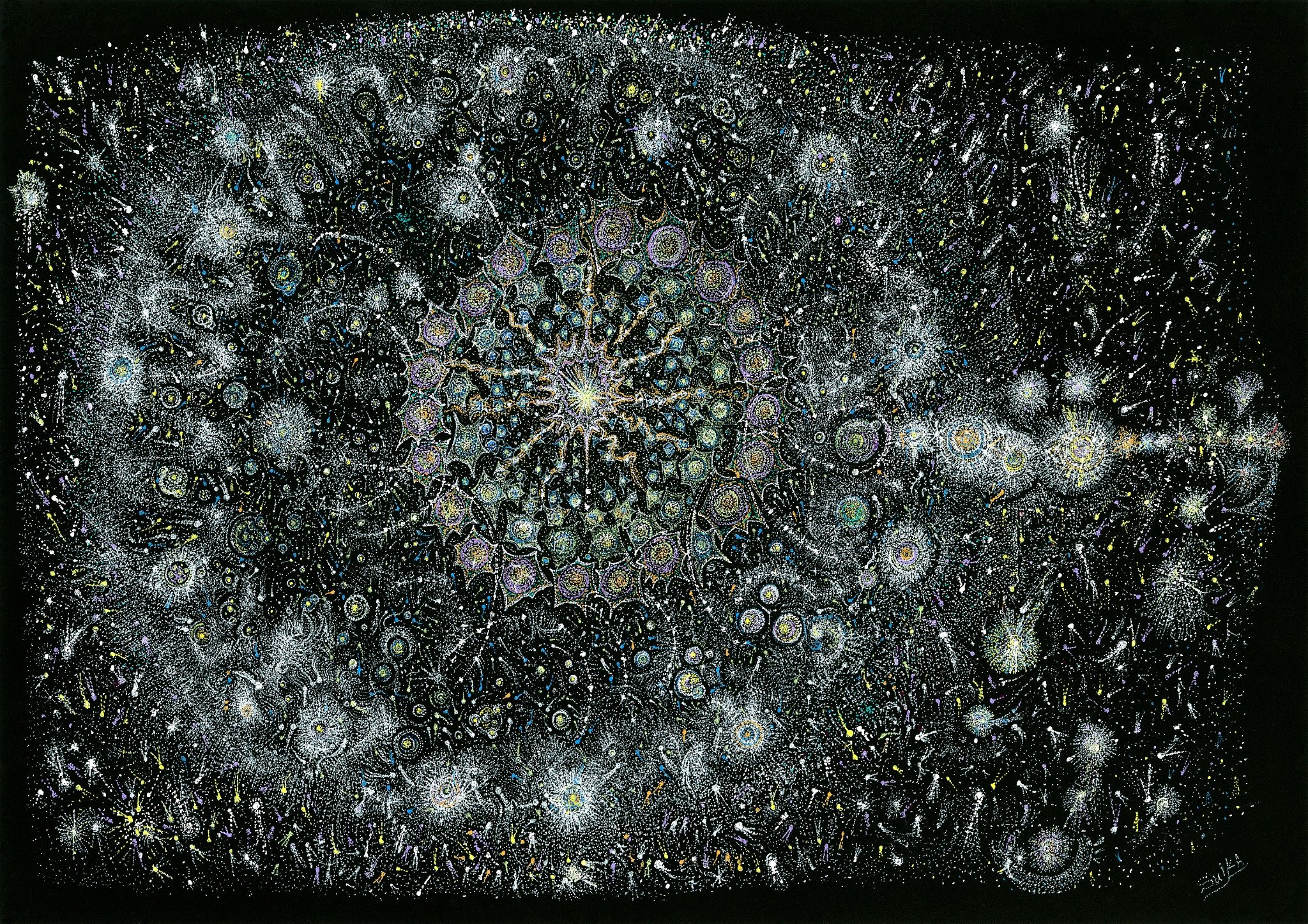 『多層宇宙の共鳴/中心光の増幅』/cosmic068