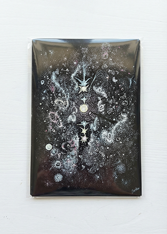 ポストカード『縦軸の星脈/魂階層の整列』/cosmic070