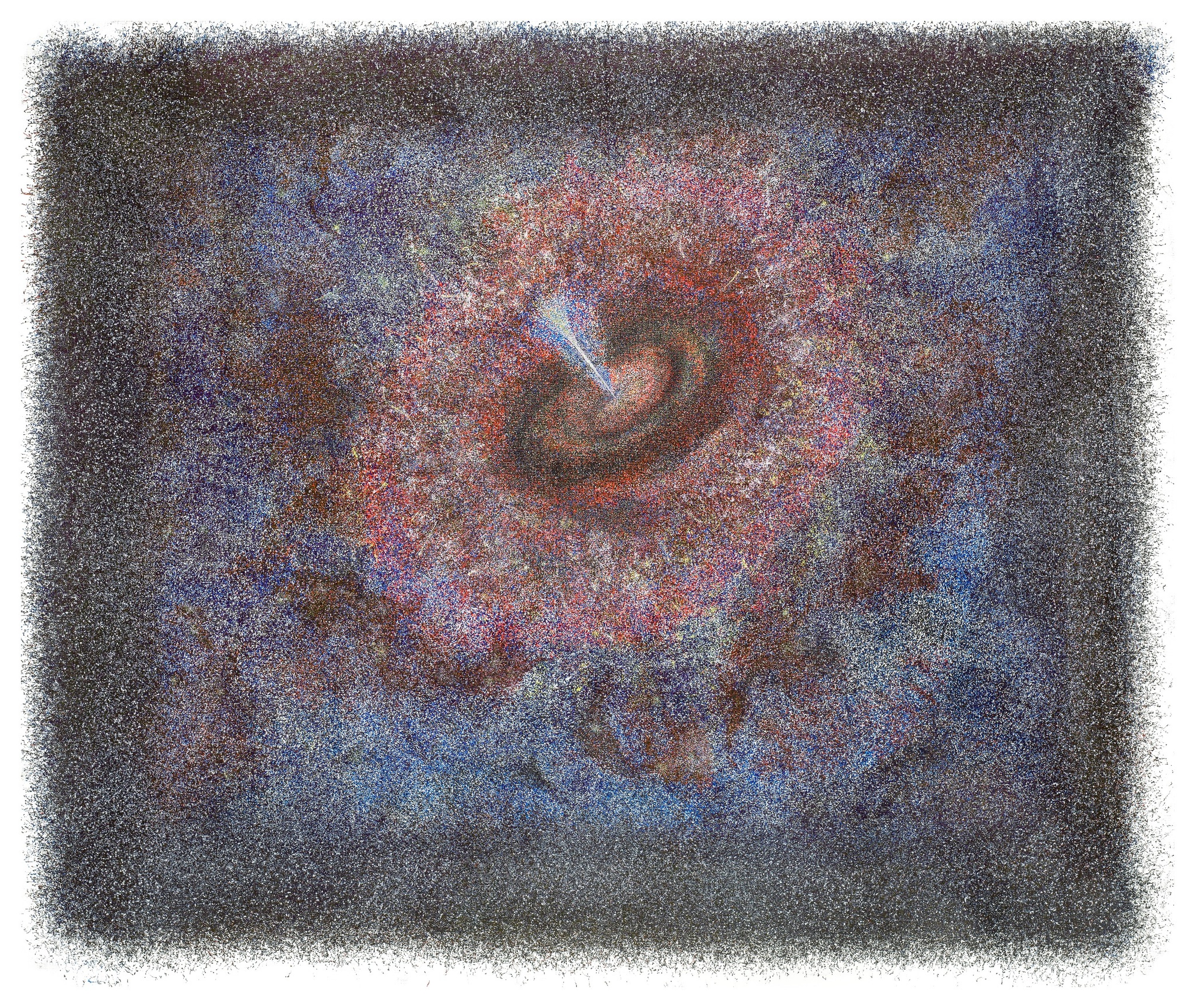 『宇宙渦心の収束 / Cosmic Vortex Core』 / cosmic073