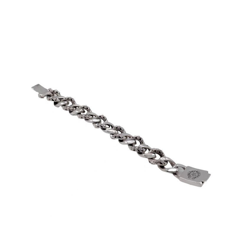 クロムハーツ CHROME HEARTS ID BOX FNCY FLUER ファンシーフレア ブレスレット シルバー