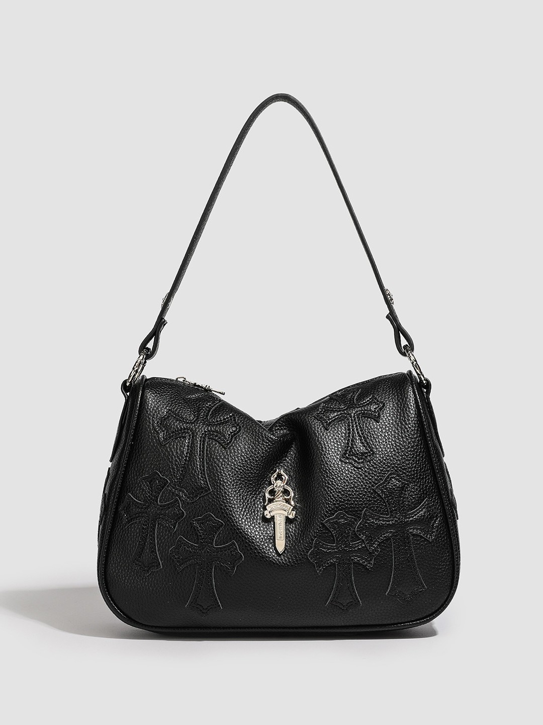 クロムハーツ レザー ボディバッグ　#1 CHROME HEARTS Pure Leather Underarm Bag｜Shoulder & Crossbody 2WAY