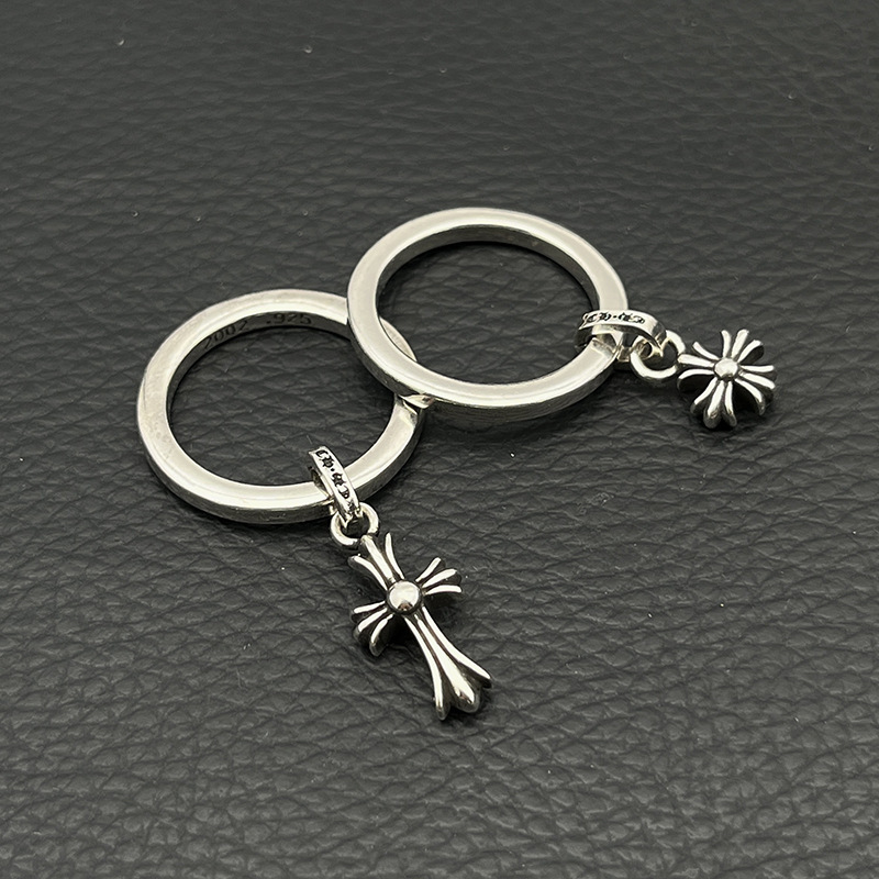 クロムハーツ クロス ペンダント リング 3mm マイナー ペアリング 定番モデル