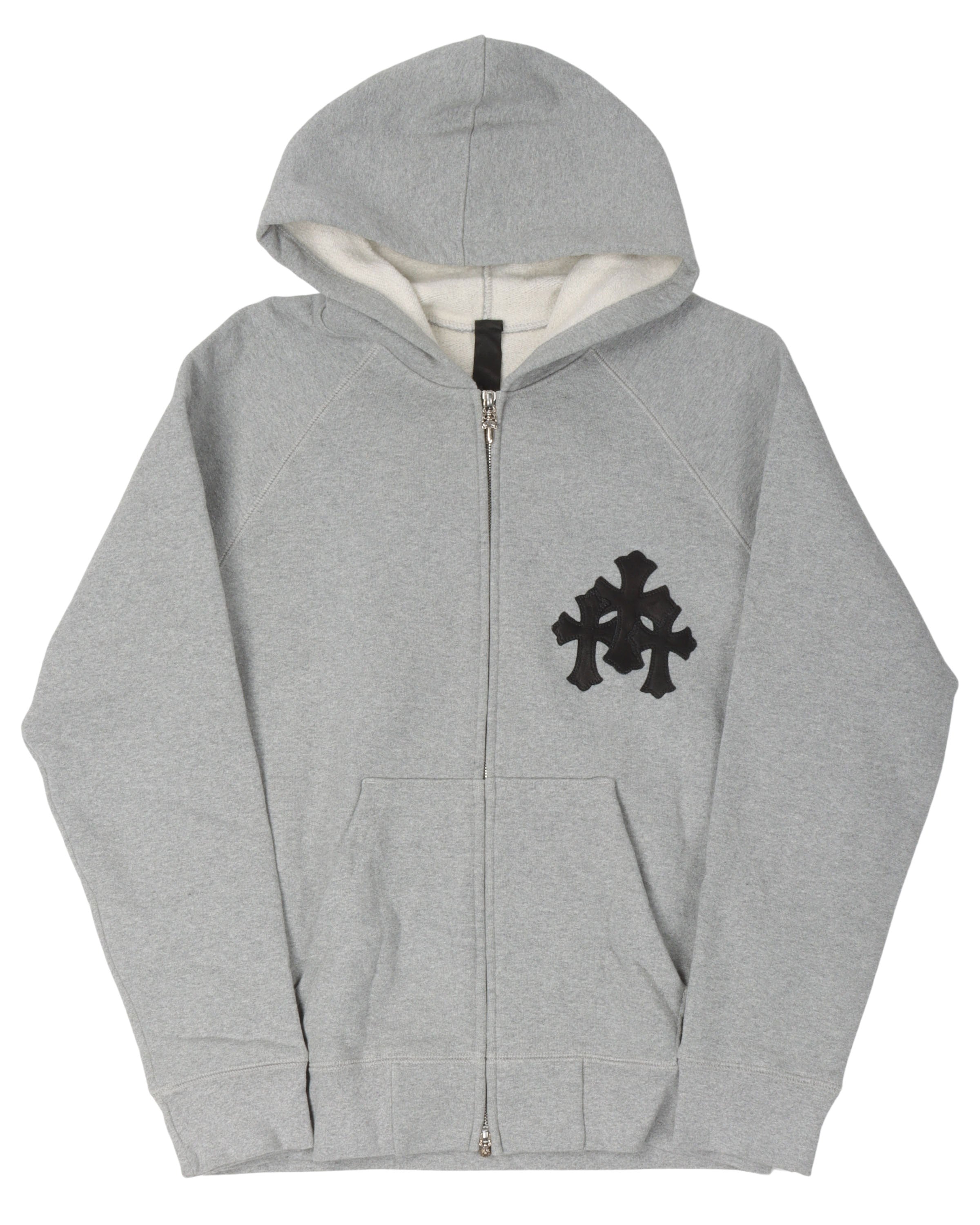 Chrome Hearts  クロムハーツ  クロスパッチワーク ジップアップ パーカー