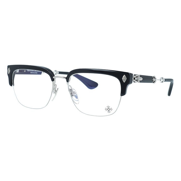 【Chrome Hearts】クロムハーツ メガネフレーム 伊達メガネ レギュラーフィット CHROME HEARTS VAGILANTE CLB 54サイズ CHプラス スクエア型 ユニセックス メンズ レディース