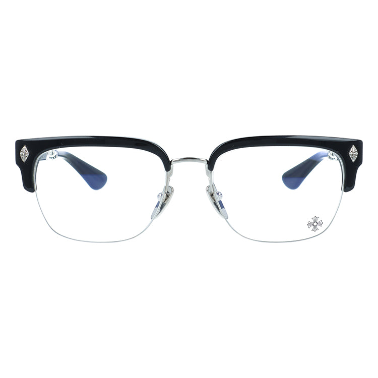 【Chrome Hearts】クロムハーツ メガネフレーム 伊達メガネ レギュラーフィット CHROME HEARTS VAGILANTE CLB 54サイズ CHプラス スクエア型 ユニセックス メンズ レディース